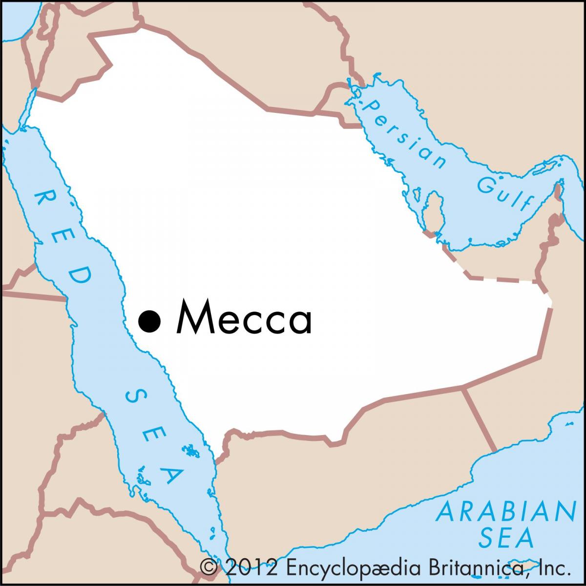 kaart van masarat koninkryk 3 Makkah