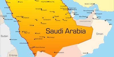 Makkah saoedi-arabië kaart